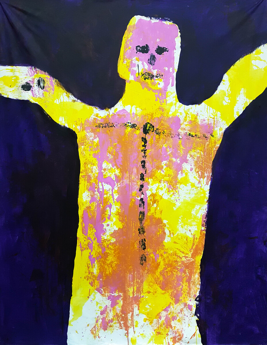 Phantom. Acrylics. 210 x 170 cm. 2021 Acrylics. 210 x 170 cm. 2021