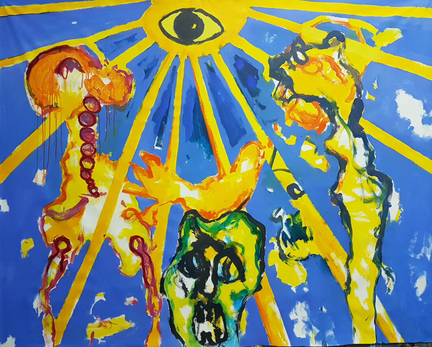 Acrylics. 210 x 170 cm. 2021