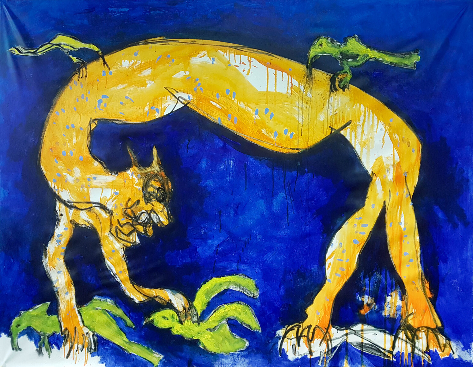 Acrylics. 210 x 170 cm. 2021