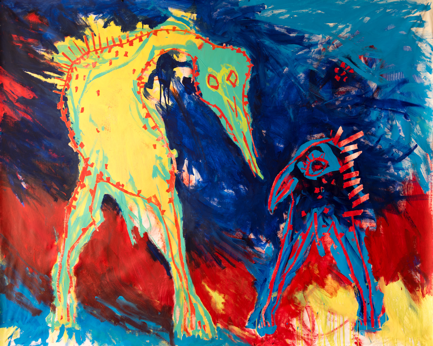 Acrylics. 210 x 170 cm. 2022-2023
