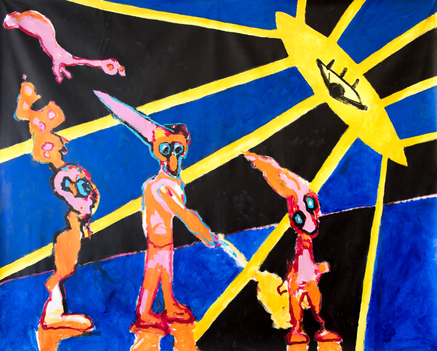 Acrylics. 210 x 170 cm. 2022-2023