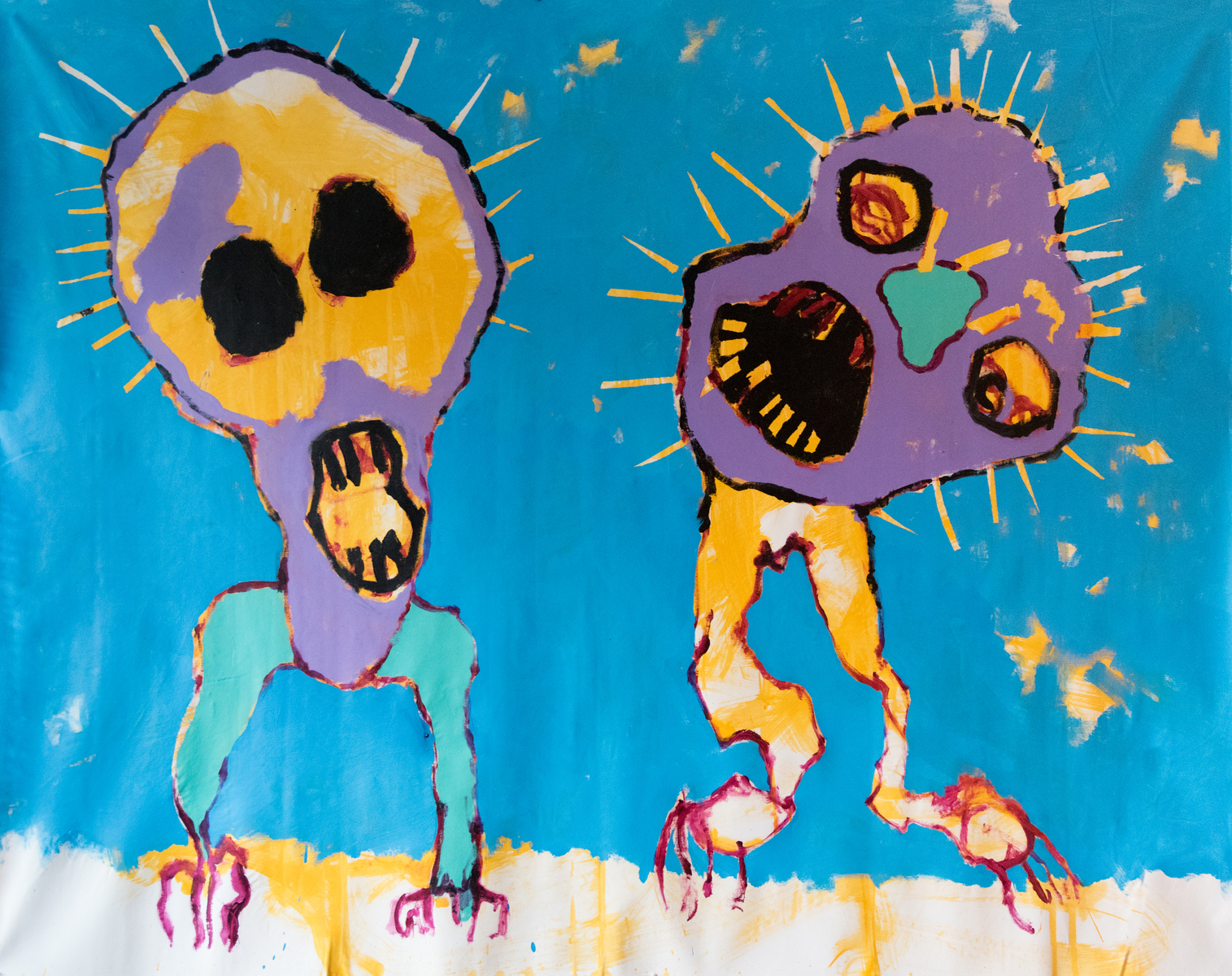 Acrylics. 210 x 170 cm. 2022-2023
