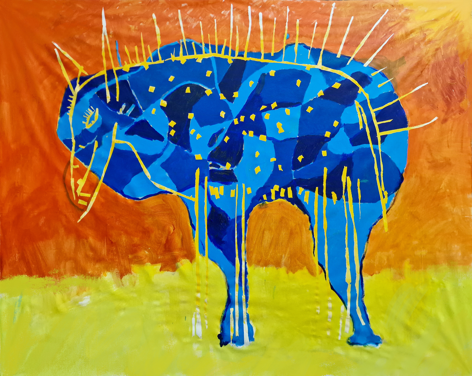 Acrylics. 210 x 170 cm. 2022-2023