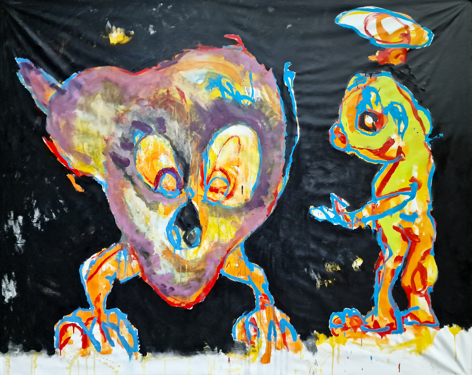 Acrylics. 210 x 170 cm. 2023-2024