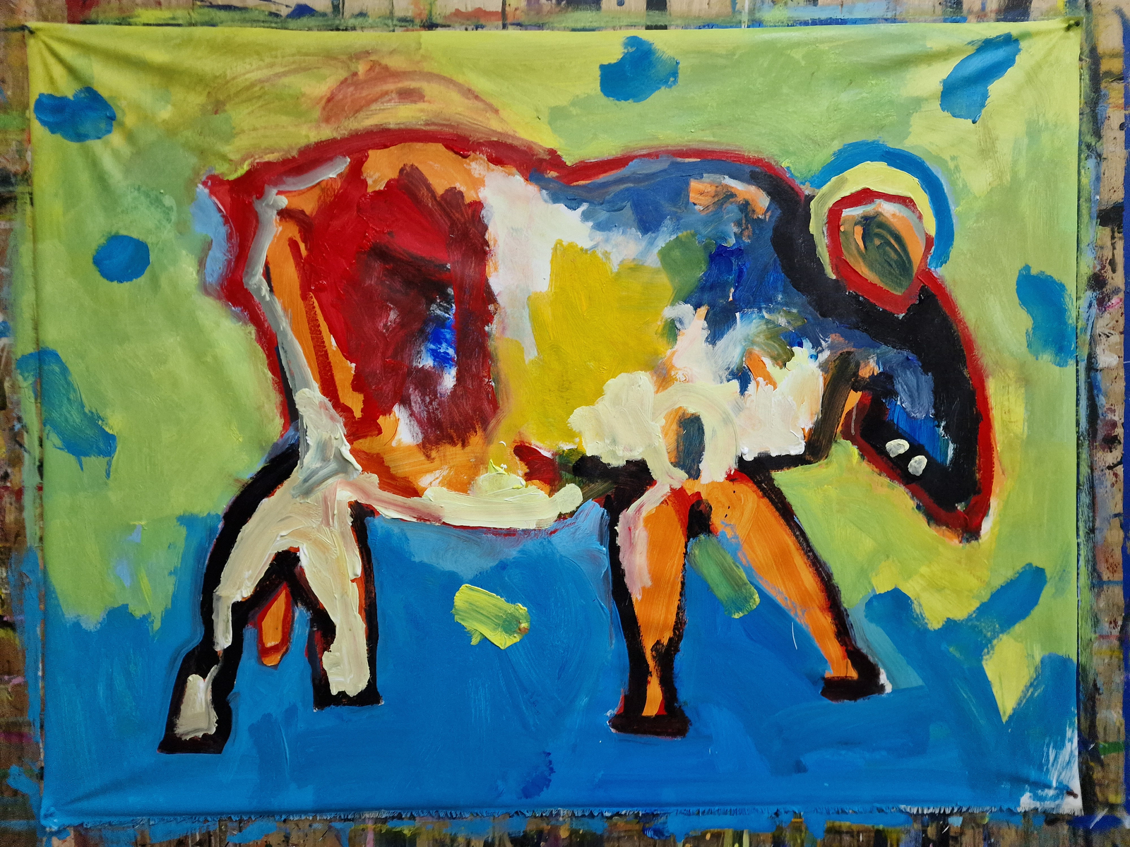 Acrylics. 210 x 170 cm. 2023-2024