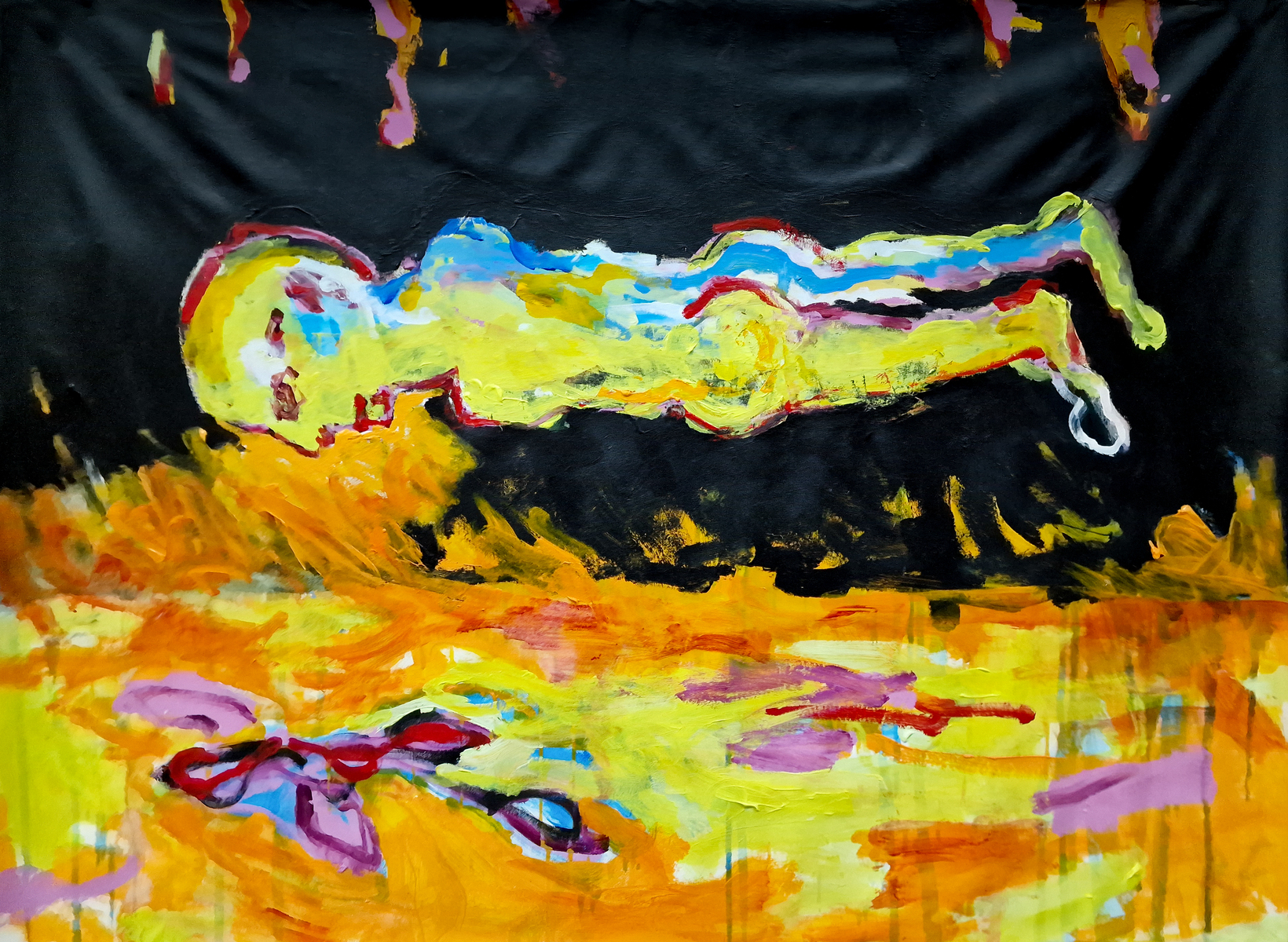 Acrylics. 210 x 170 cm. 2023-2024