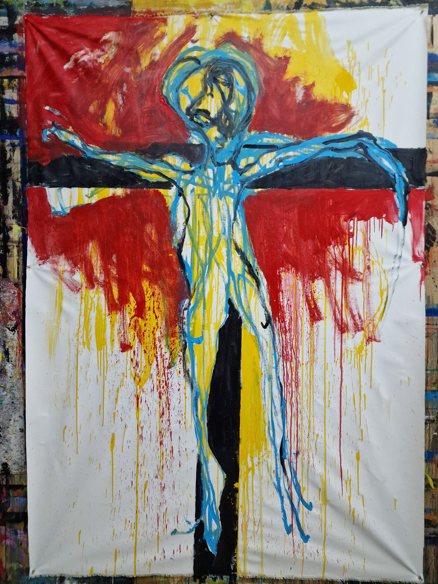 Acrylics. 210 x 170 cm. 2023-2024