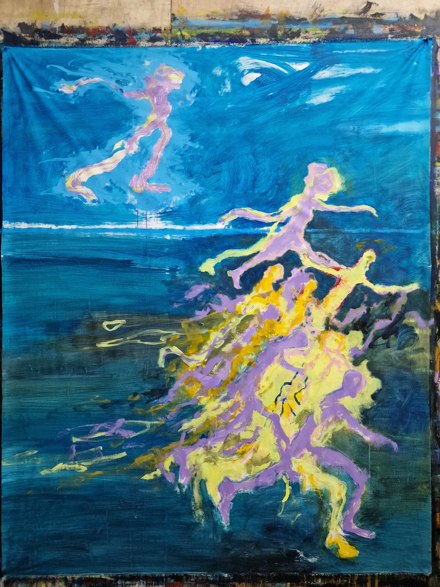 Acrylics. 210 x 170 cm. 2023-2024