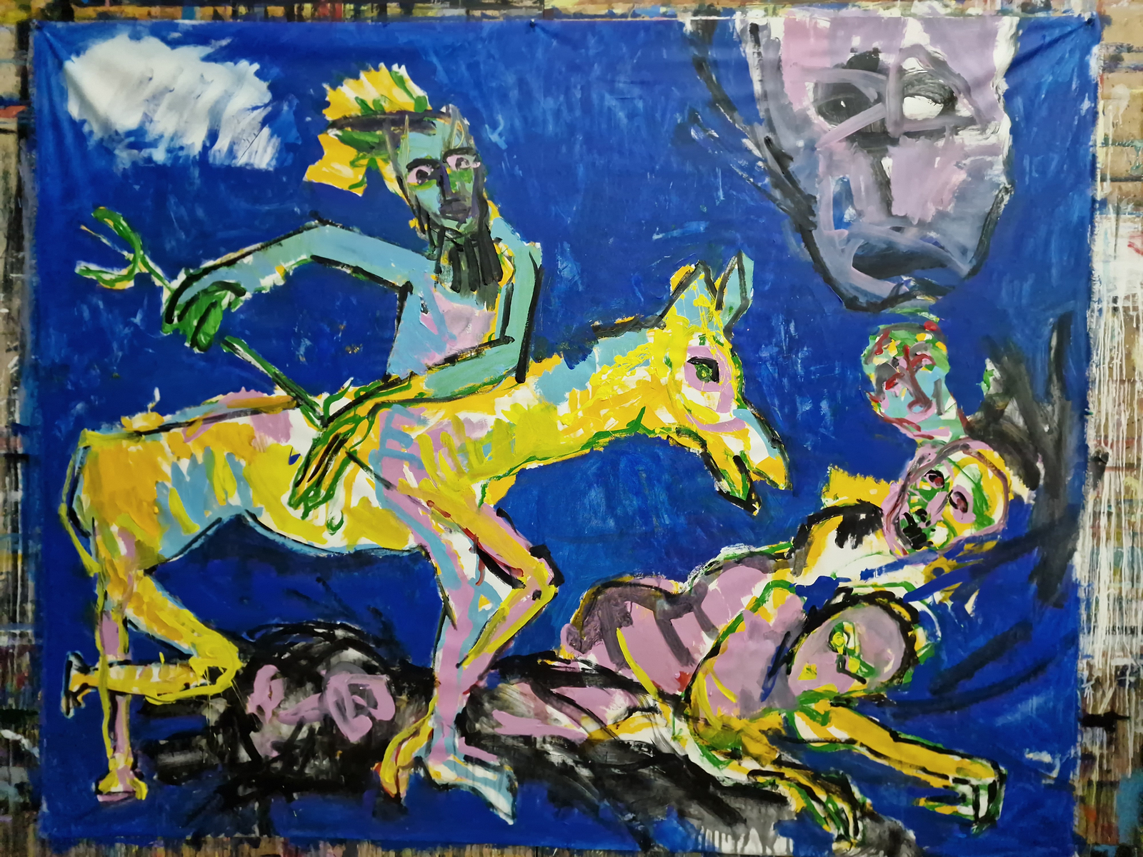 Acrylics. 210 x 170 cm. 2023-2024