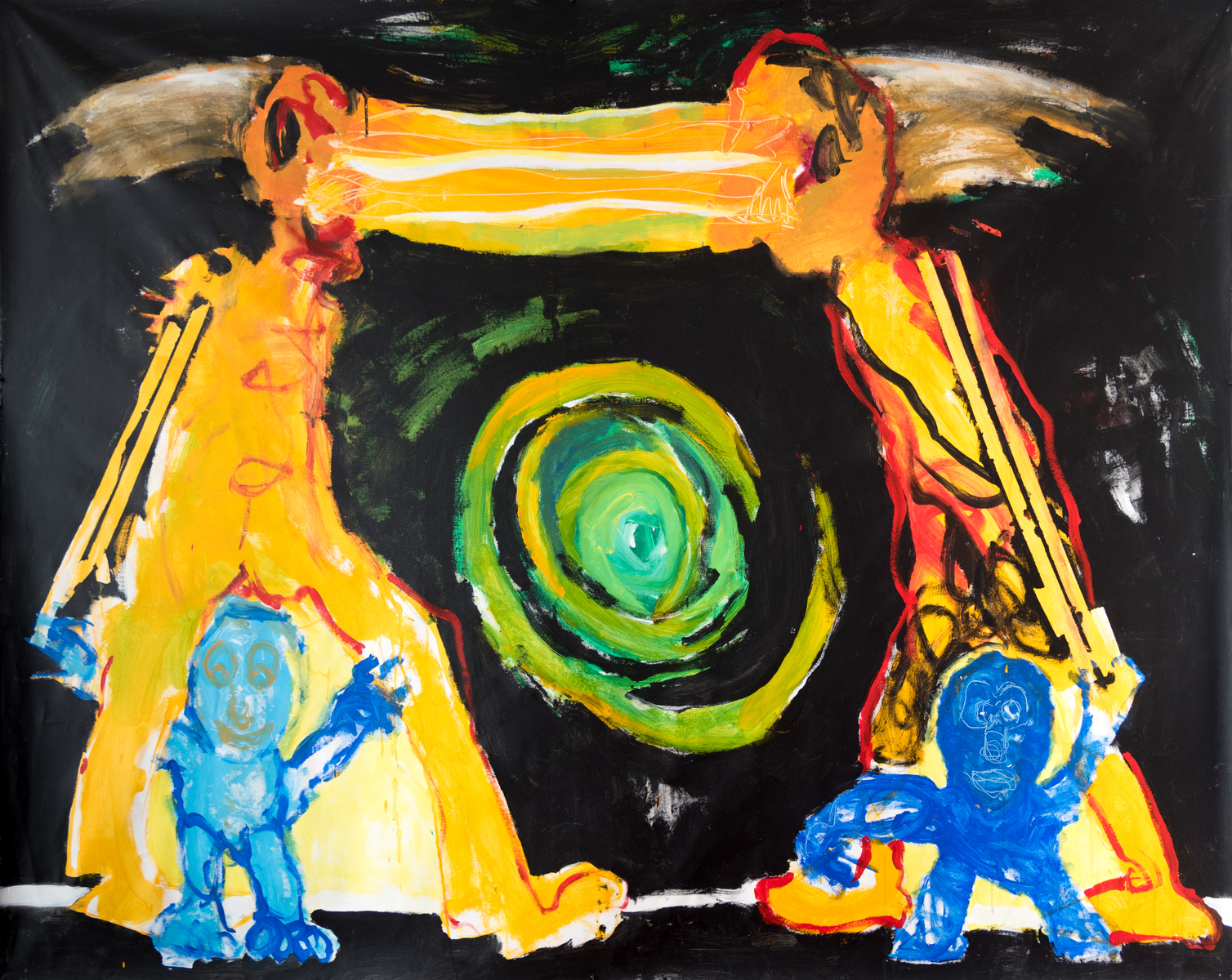 Acrylics. 210 x 170 cm. 2023-2024