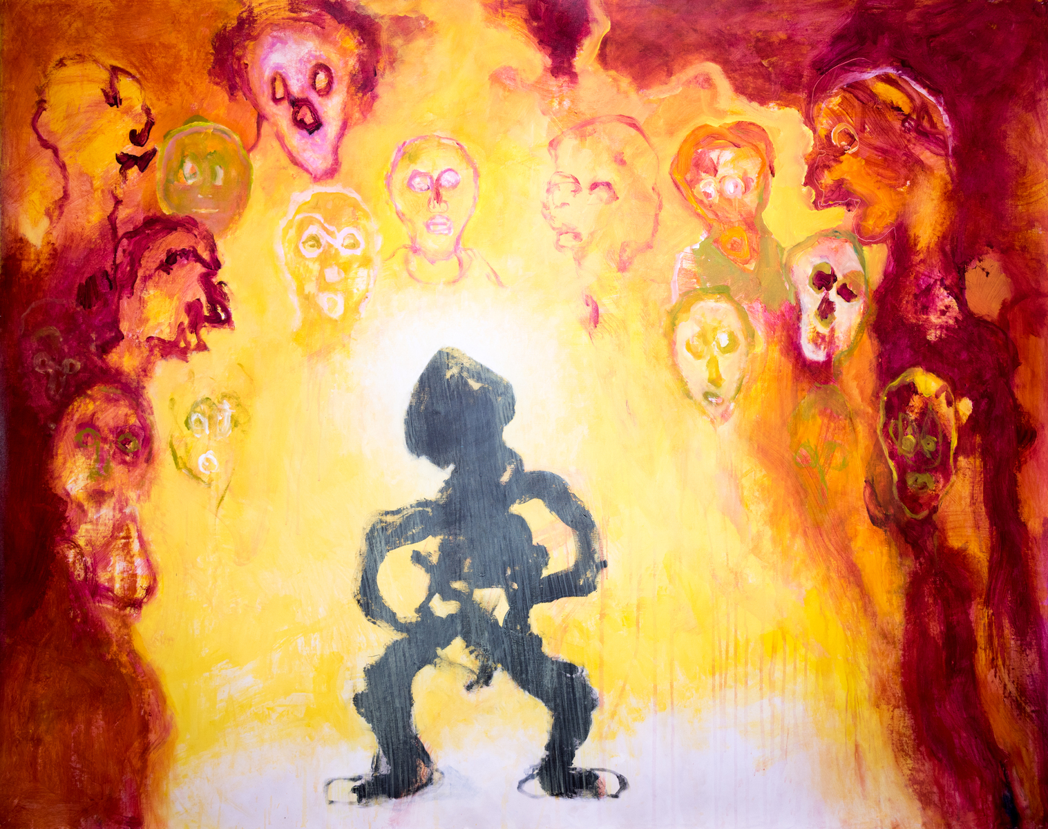 Acrylics. 210 x 170 cm. 2023-2024