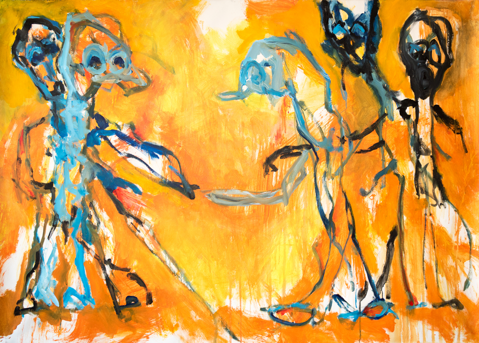 Acrylics. 210 x 170 cm. 2023-2024