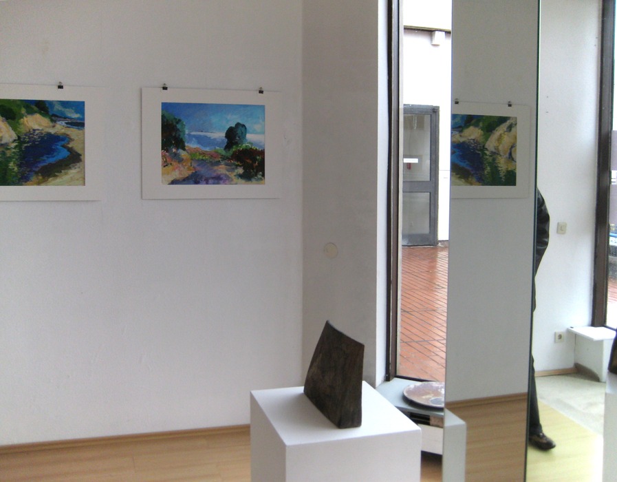 Ausstellung Fenex, Bensberg, Schloßstraße 47-53, zusammen mit Keramiken von Viola Kramer, 2008:Ansicht1