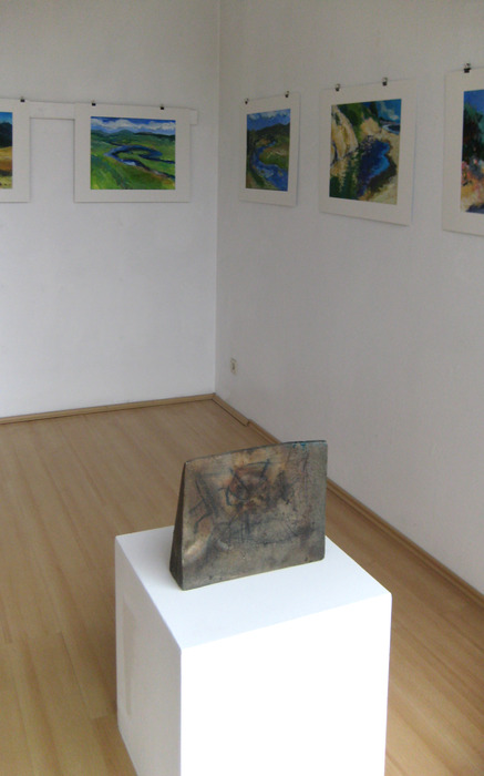 Ausstellung Fenex, Bensberg, Schloßstraße 47-53, zusammen mit Keramiken von Viola Kramer, 2008:Ansicht3