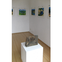 Ausstellung Fenex, Bensberg, Schloßstraße 47-53, zusammen mit Keramiken von Viola Kramer, 2008:Ansicht3