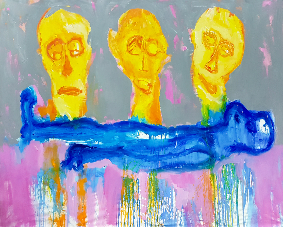 Acrylics on canvas, 170 x 210 cm, 2019