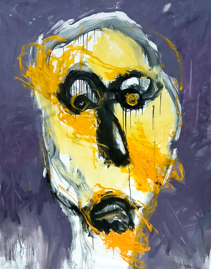 Acrylics on canvas, 210 x 170 cm, 2019