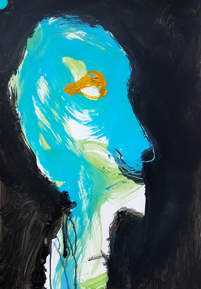 Acrylics on canvas, 65 x 50 cm, 2019