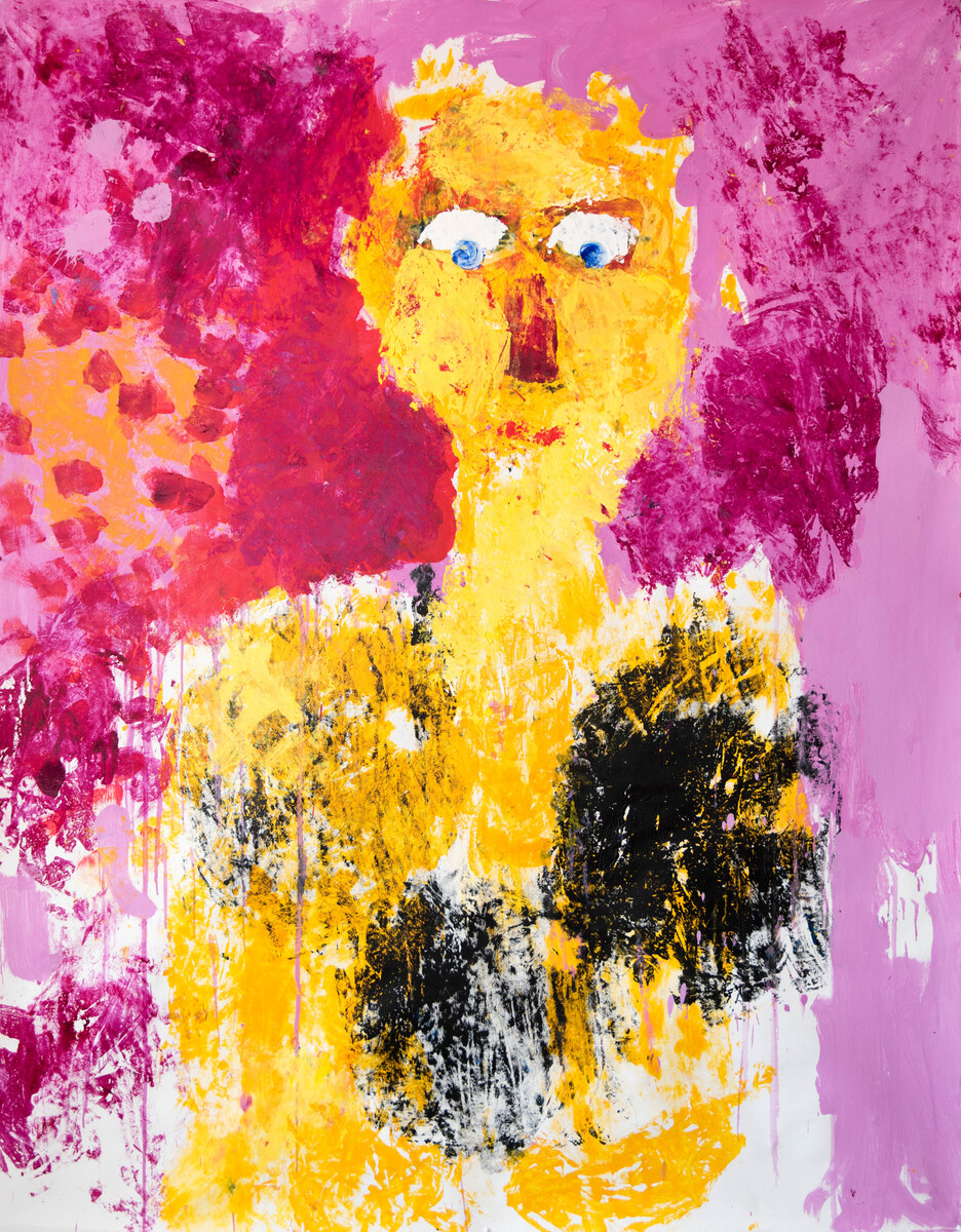 Portrait. Acrylics. 210 x 170 cm. 2021 Acrylics. 210 x 170 cm. 2021