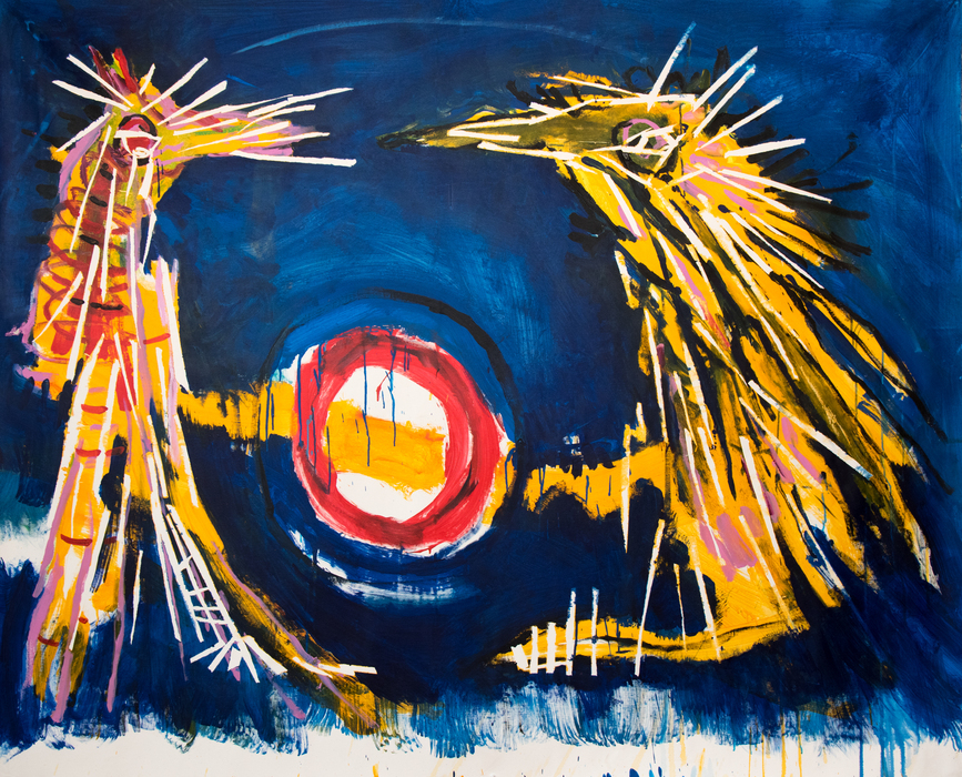Acrylics, 170 cm x 210 cm