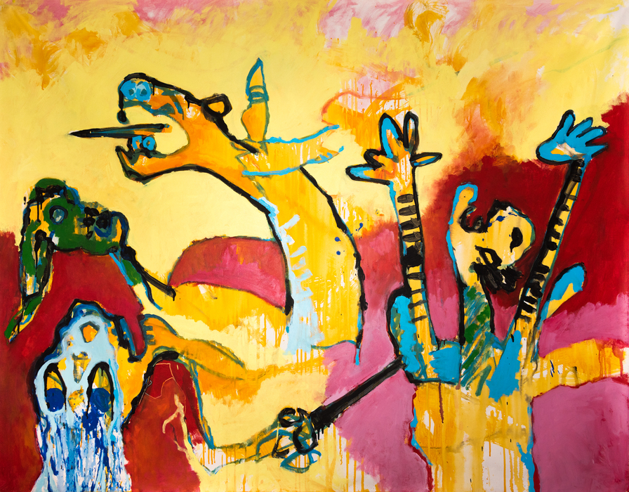 Acrylics, 170 cm x 210 cm